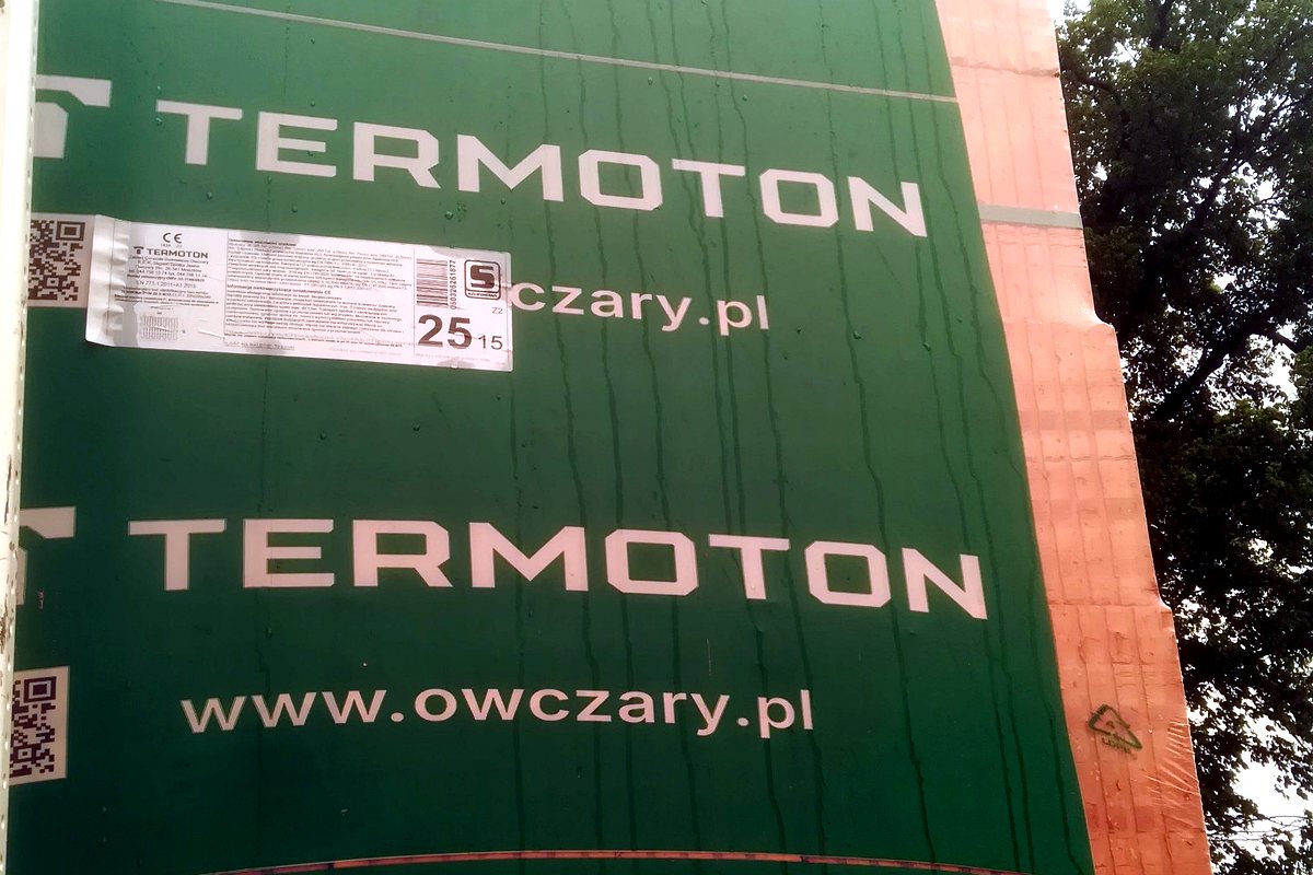 Paleta pustaków TERMOTON P+W 25